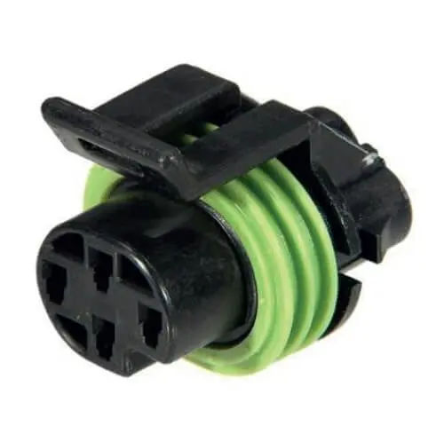 Conector refrigerante con seguro