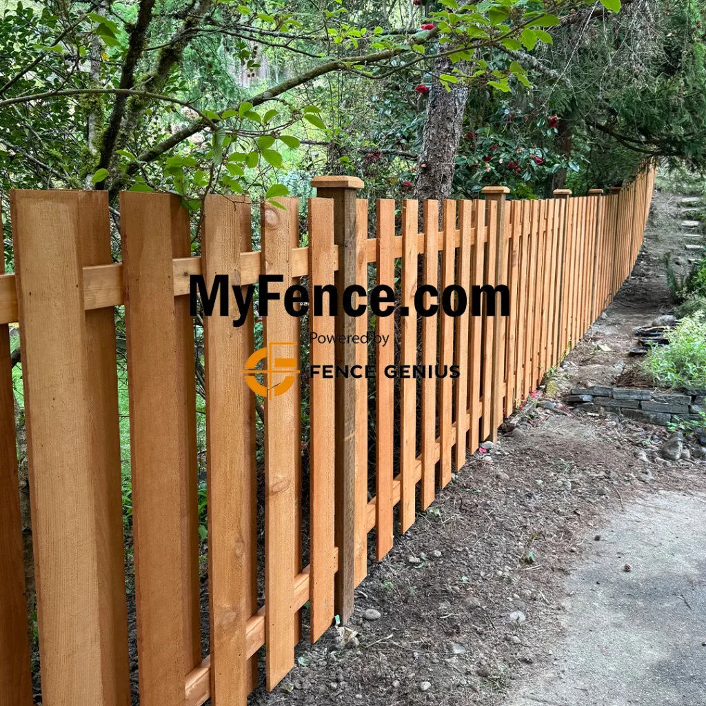 Shadow Box Fence fence in Seattle by MyFence.com
