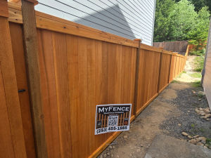 Bonney Lake Clear Cedar Picture Frame Fence 2