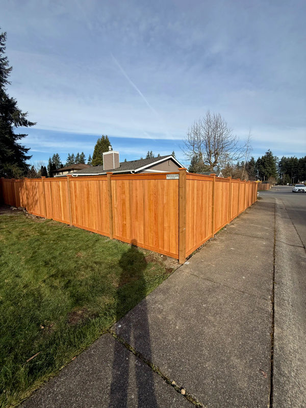 Covington Woods Fence Installation 3