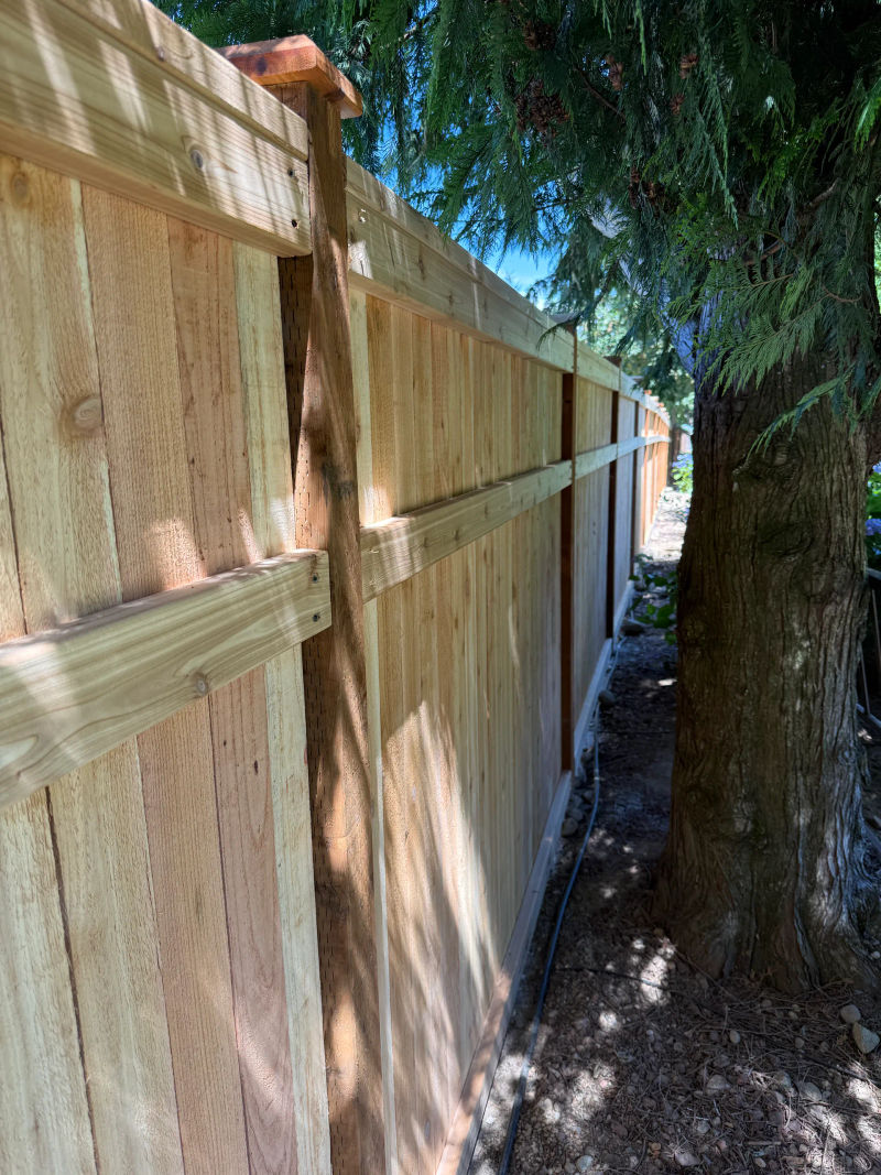 Timberlane 3 Rail Picture Frame Fence 1