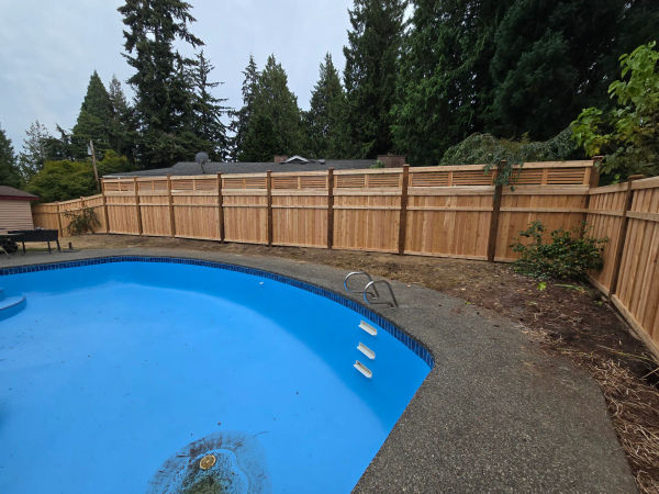 Cambridge Picture Frame Fence after 2