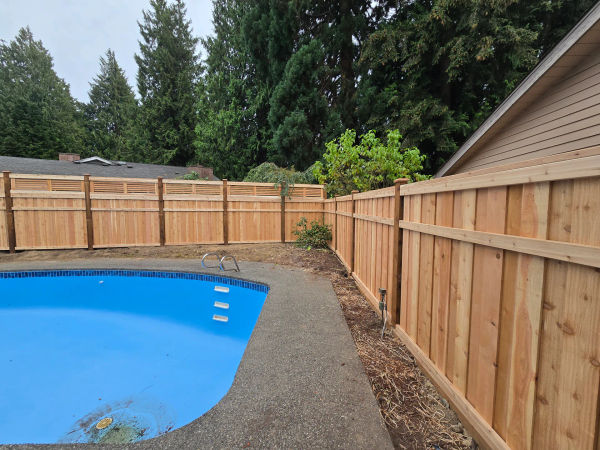 Cambridge Picture Frame Fence after 3