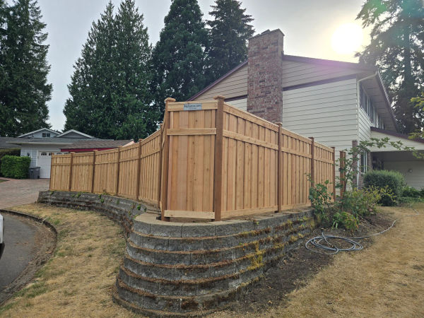 Cambridge Picture Frame Fence after 6