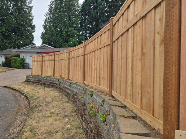 Cambridge Picture Frame Fence after 7