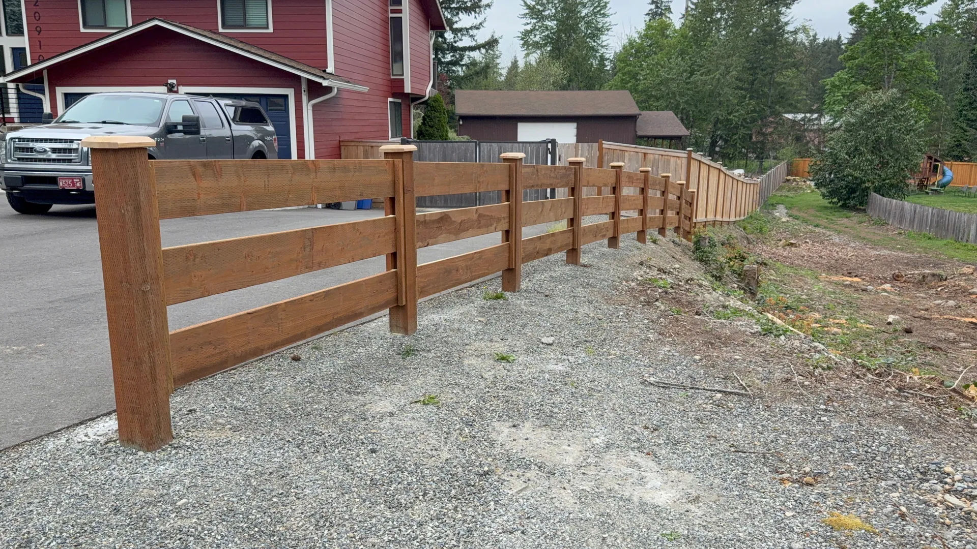 3-Rail Ranch Fence fence in Seattle by MyFence.com
