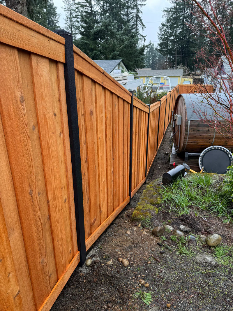 Wynaco, Kent — completed fence line overview