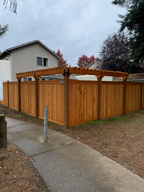 Barklay Woods Fence Installation 1