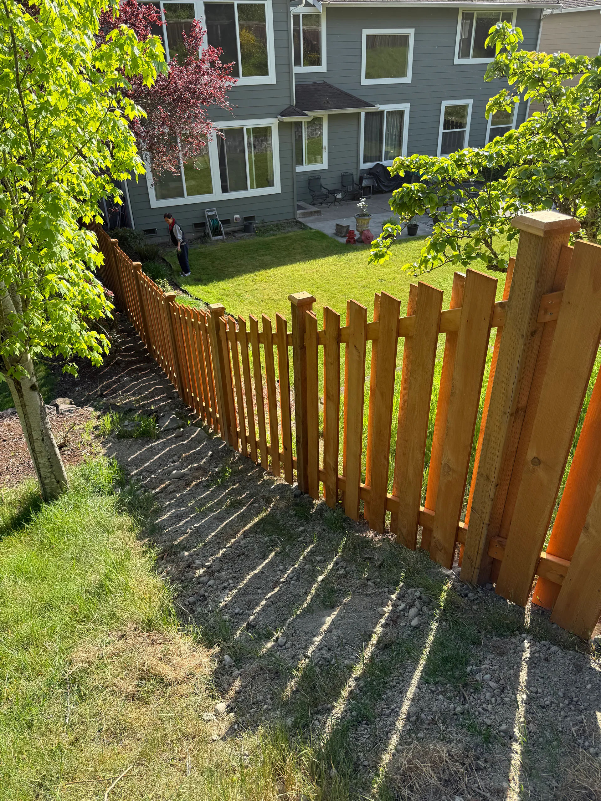 Shadow Box Fence fence in Seattle by MyFence.com