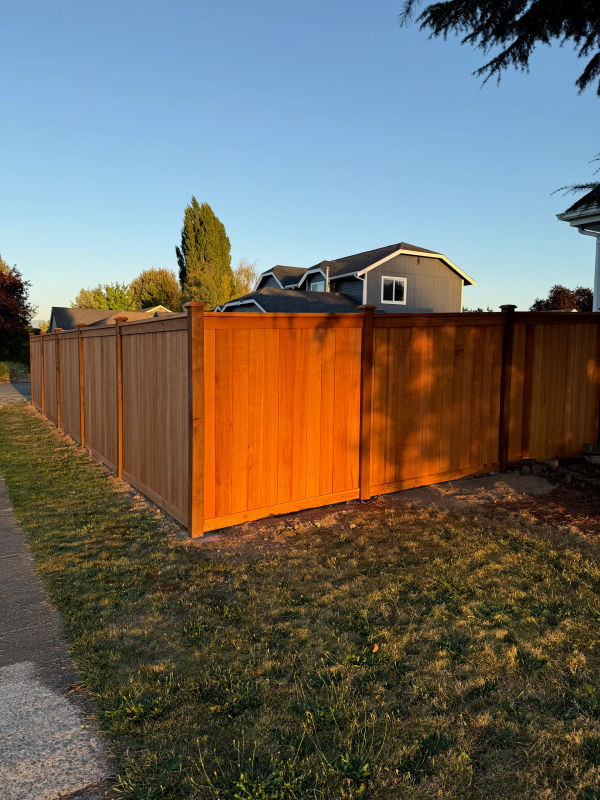 Orting Fence Installation 3