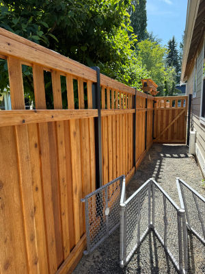 Kennydale Spindle Top Privacy Fence 11