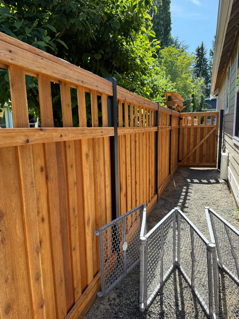 Kennydale Spindle Top Privacy Fence 11