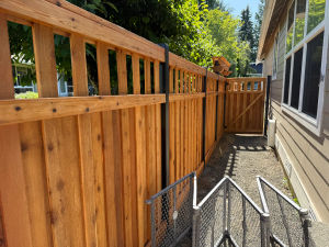 Kennydale Spindle Top Privacy Fence 12