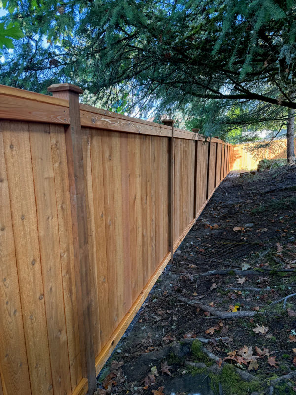 Maple Ridge Estates Fence Installation 2