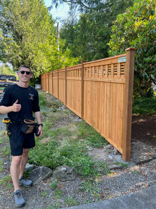Maple Valley Heights Fence Installation 2