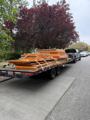 Ravenna Horizontal Slat Cedar Fence 1
