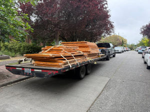 Ravenna Horizontal Slat Cedar Fence 2