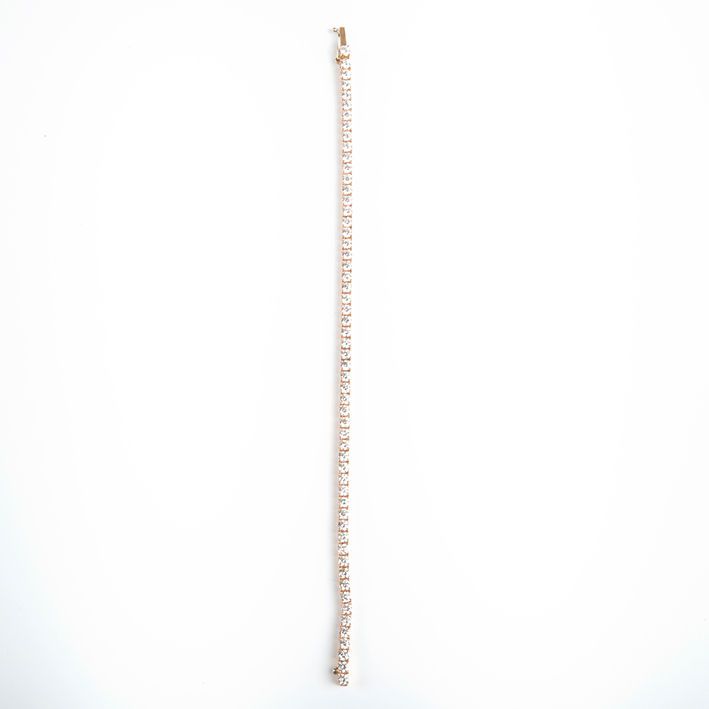 Bracciale Tennis In Oro E Diamanti Ct. 1,02 - ALFIERI & ST. JOHN - Foto 4