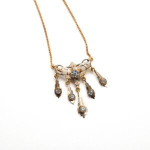 Collana antica primi '900 in oro 9 kt