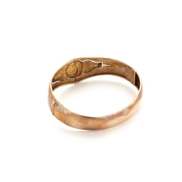 CARISSIMA Bracciale Donna Oro Giallo 9 Carati, Motivo Pitonato Spina Di Pesce, Lunghezza 19 Cm, Elegante Confezione Regalo