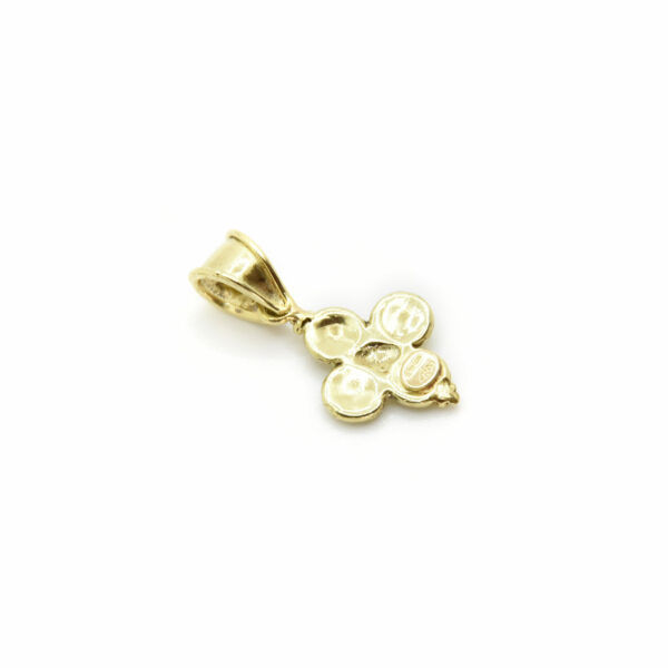 13.2 Pendente a croce stile antico oro giallo 18 kt