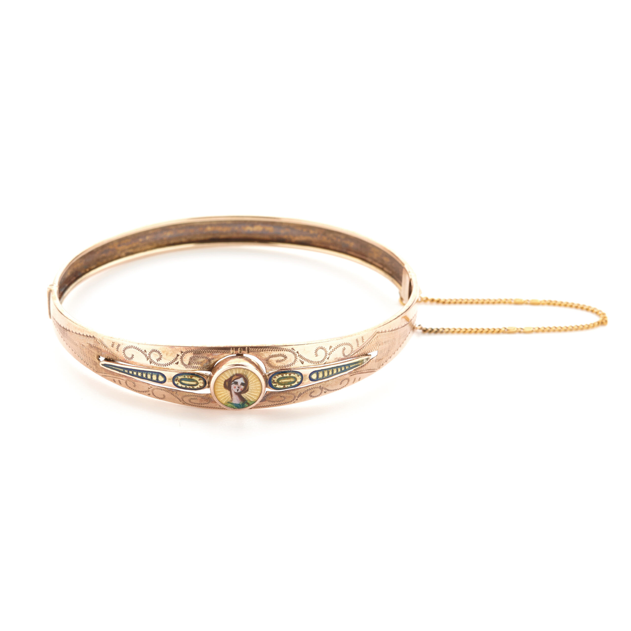Bracciale Les Poulettes Con Tartaruga Smaltata Bianca, Ottone Placcato Oro - Gioiello Fantasia In Scatola Regalo