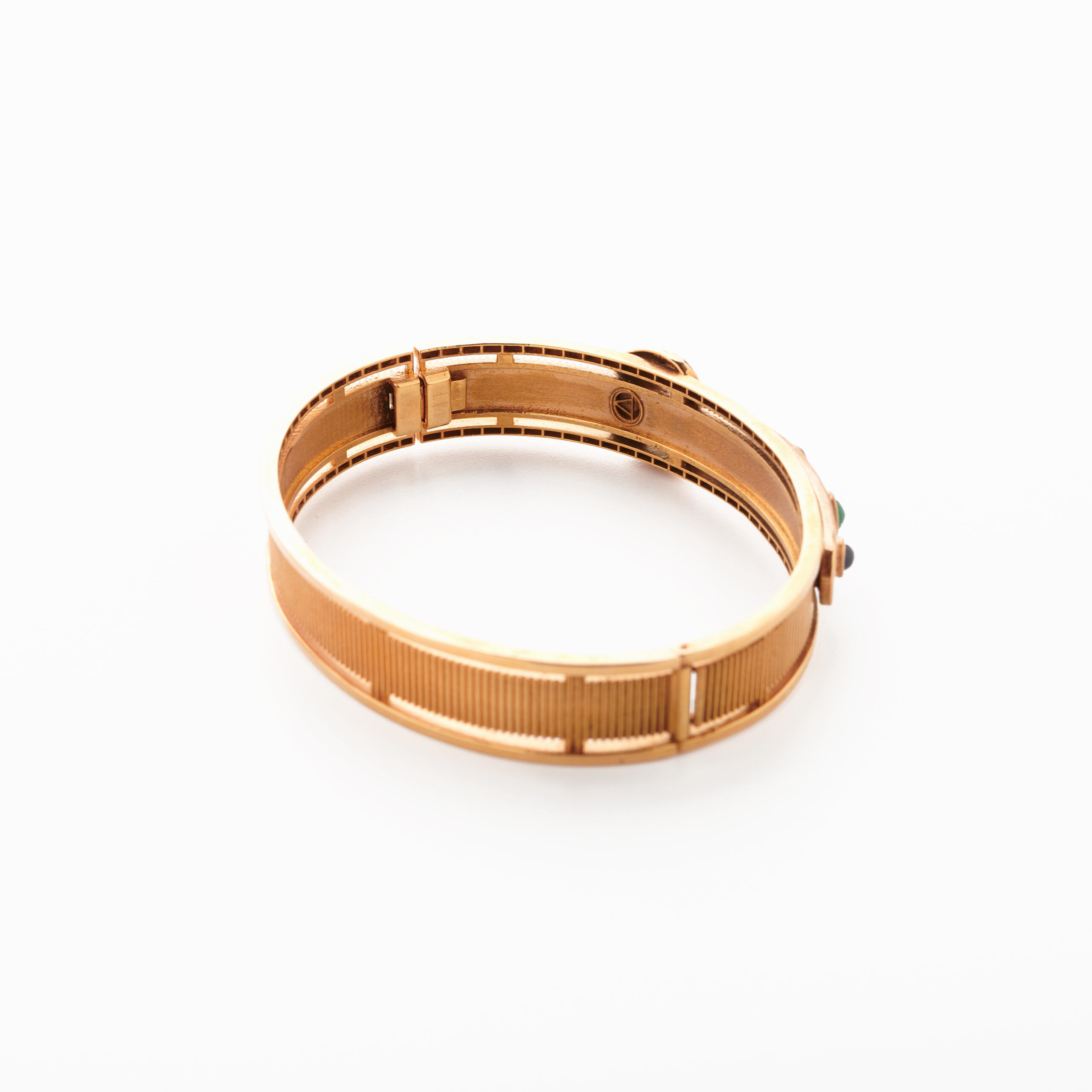 Philip Jones Bracciale Rigido A Maglie Placcato Oro Rosa – Con Cristalli Zircondia – Elegante E Luccicante