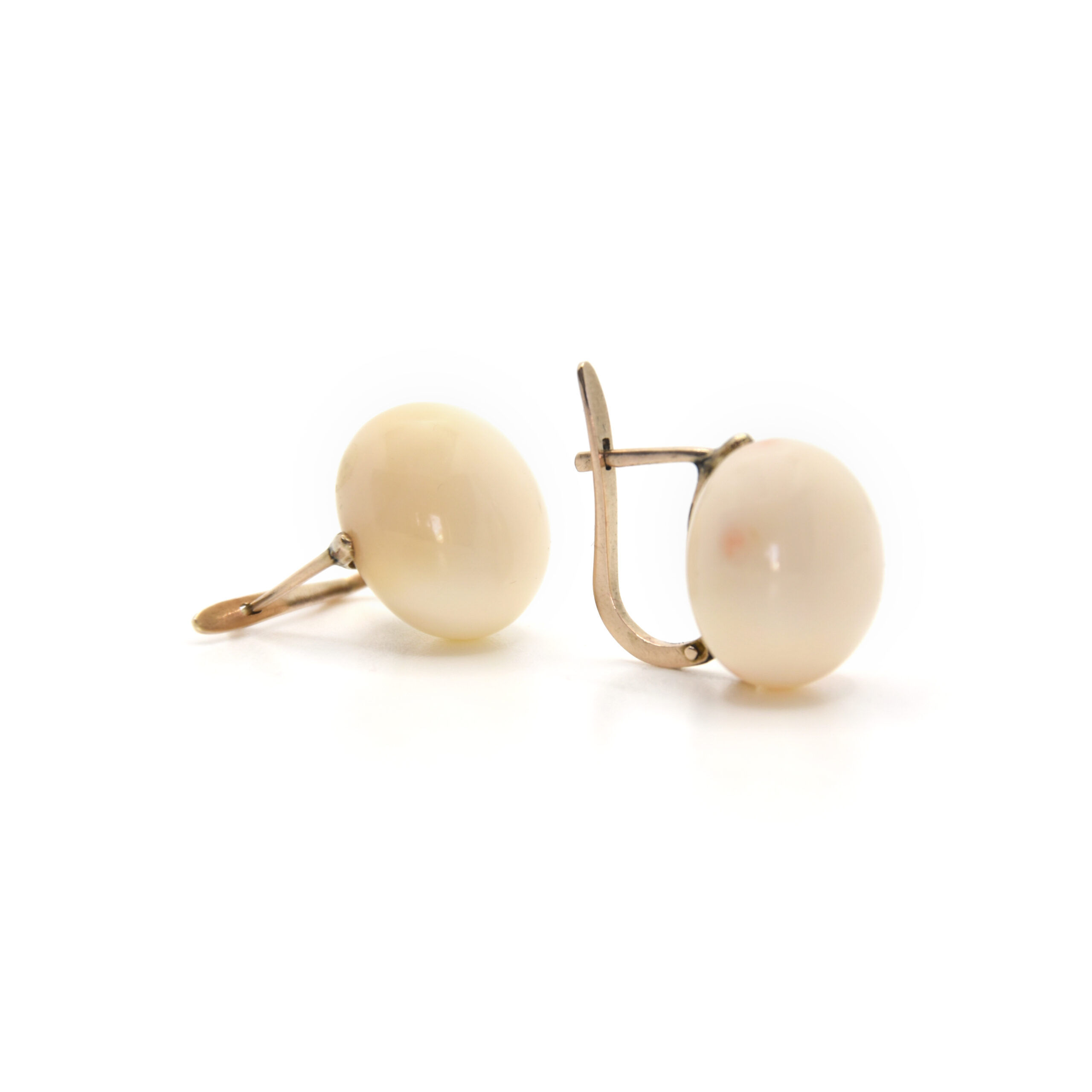 Orecchini A Cerchio Oro 9 Carati Stile Zingaro - Sfera Punta 25 Mm