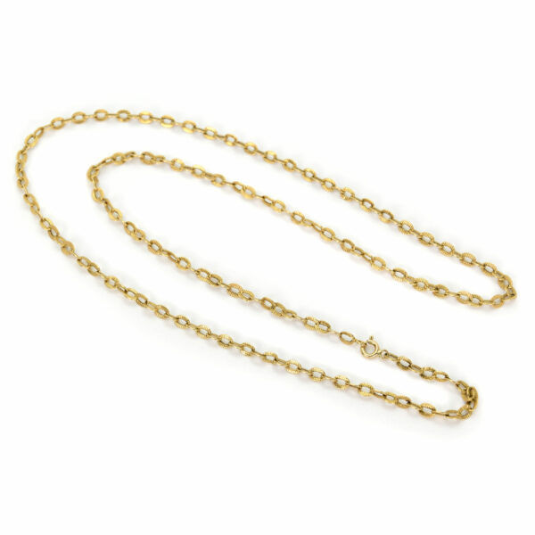 8.1 Collana antica epoca '900 in oro giallo 18 kt