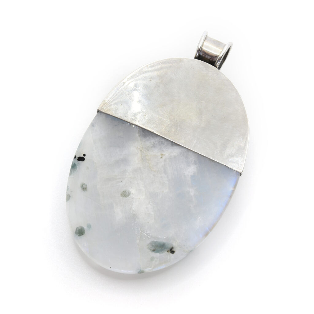 ORECCHINI PENDENTI PIETRA DI LUNA ARGENTO 925