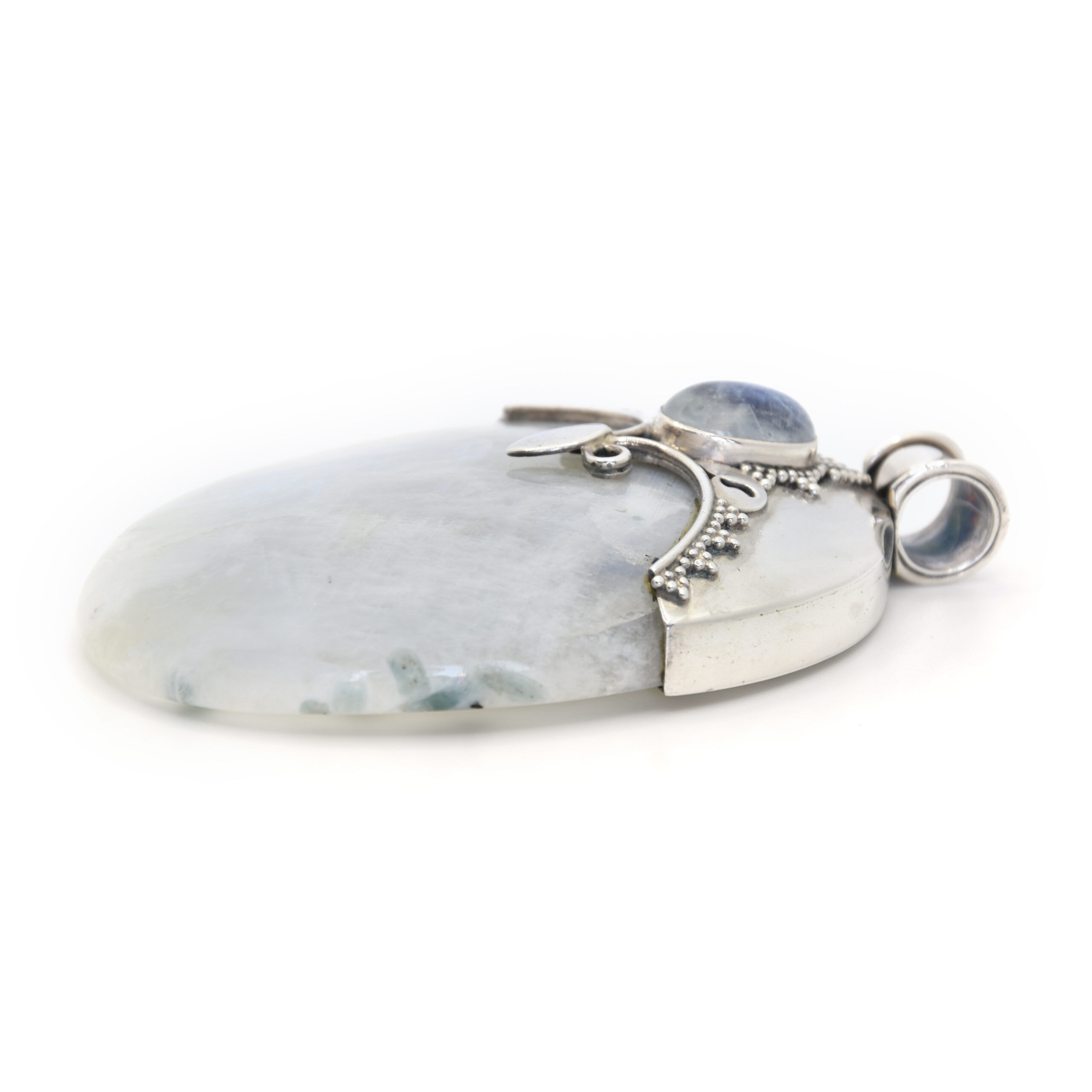 Orecchini pendenti in labradorite: gioielli fatti a mano in argento sterling - Italia Orecchini pendenti in labradorite: gioielli fatti a mano in argento sterling - Italia