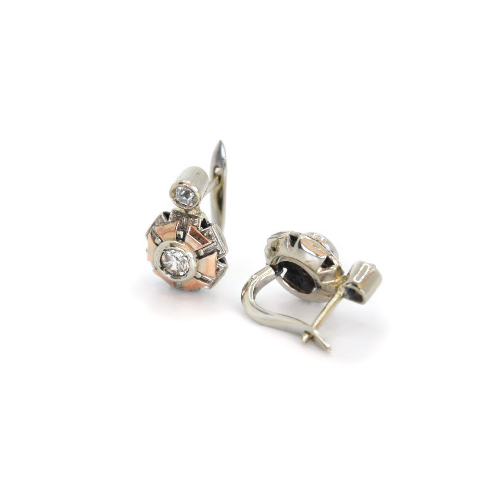 Orecchini placcati oro 18k a forma di maglia piccola | Italia