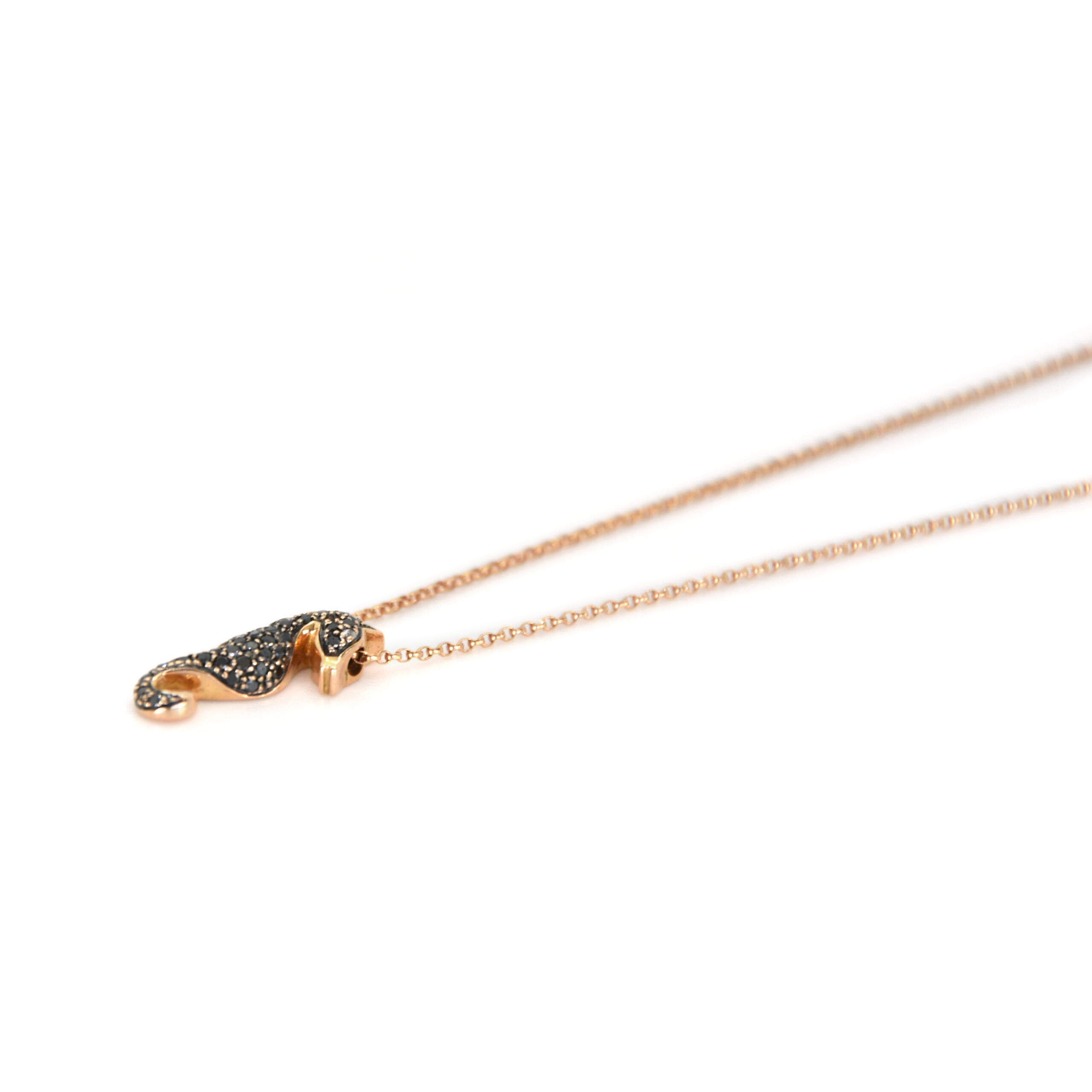 Collana Con Pendente a Forma Di Cavalluccio Marino Da Donna in