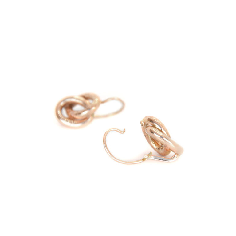Orecchini A Nodo Celtico In Argento 925 Oro Rosa – Gioiello Donna Con Significato, Regalo Perfetto Per Compleanno O Festa Della Mamma - 5