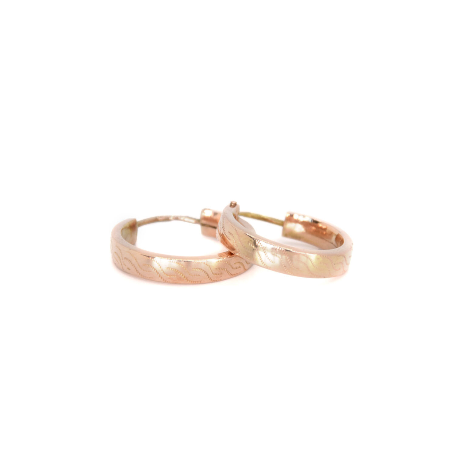 Orecchini Pendenti A Cerchio Placcati Oro 18K – Disco Geometrico Donna, Ipoallergenici, 2x6 Cm
