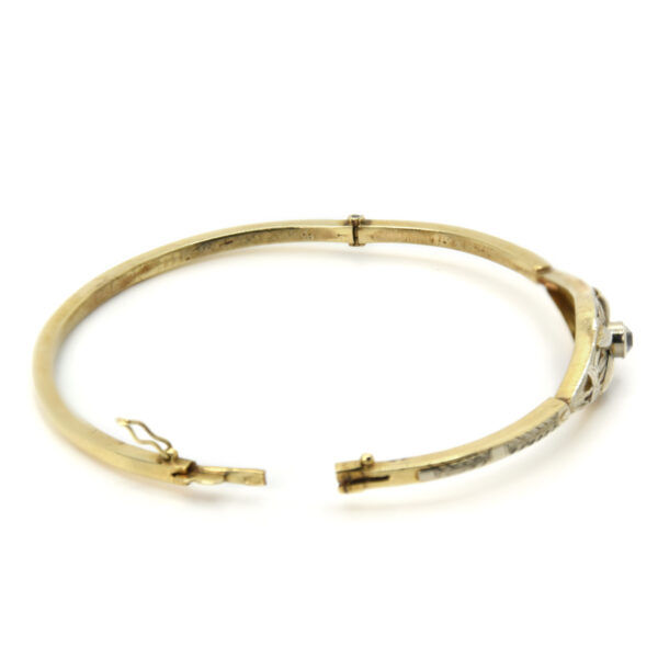 4.3 Bracciale antico decò in oro 500