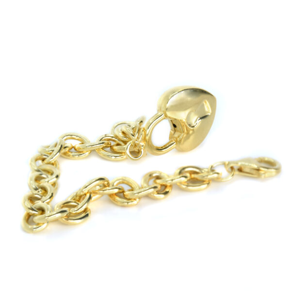 Bracciale Donna A Catena In Oro Giallo 18 Kt OQBR00020Y18K-49 - Foto 3