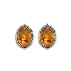 8.2 Orecchini con Ambra in Argento 925