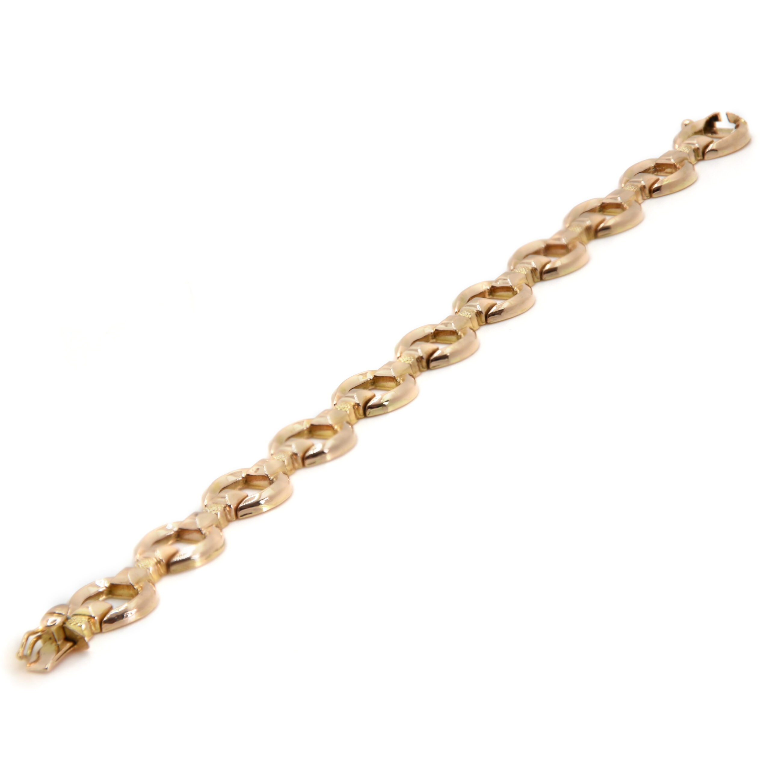 BRACCIALE DOPPIO TRIOMPHE PEARL IN OTTONE FINITURA ORO CON PERLE IN