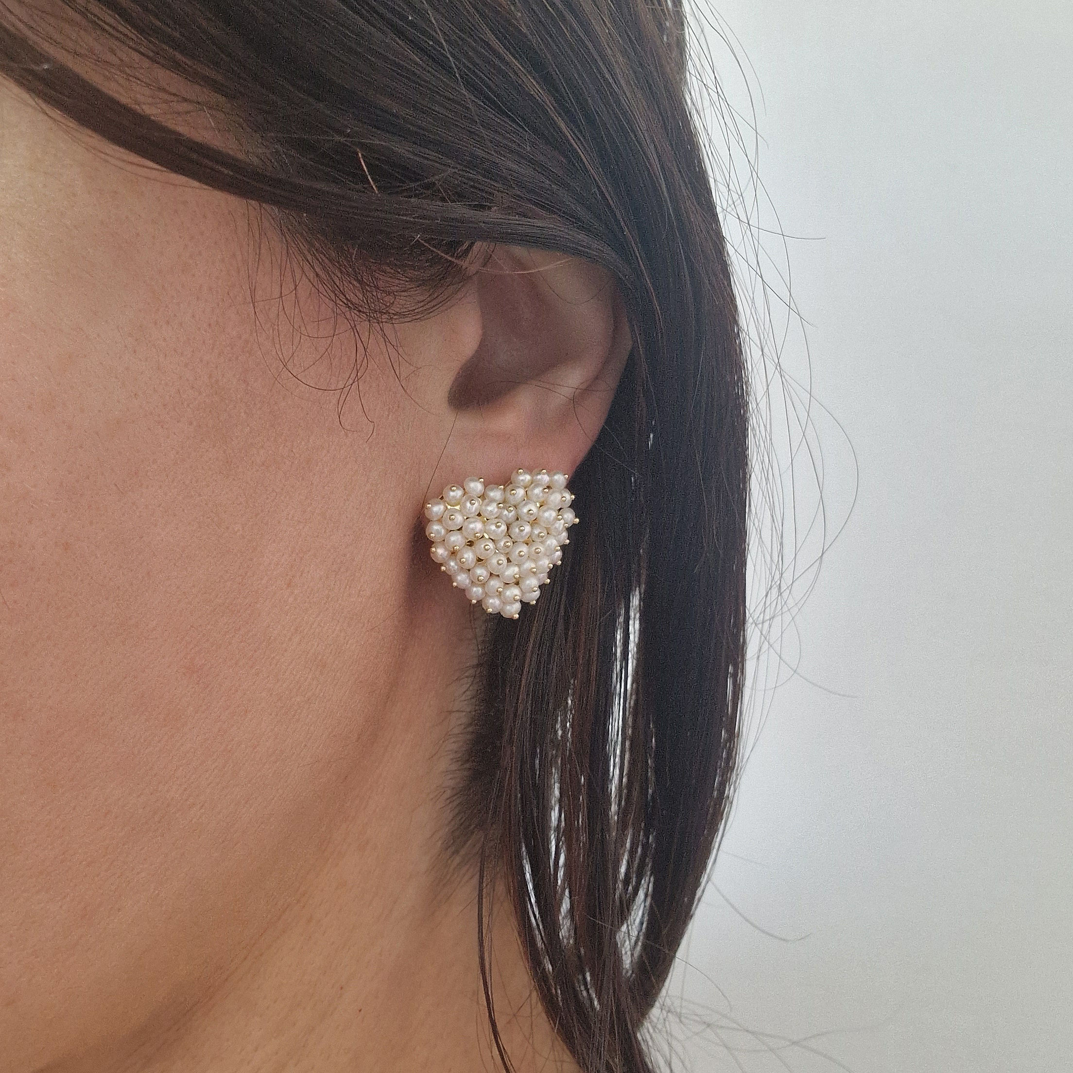 Orecchini Art Déco in oro antico, orecchini a goccia pendenti con giglio di fiori di loto, gioielli fatti a mano, regalo per lei - Italia Orecchini Art Déco in oro antico, orecchini a goccia pendenti con giglio di fiori di loto, gioielli fatti a mano, regalo per lei - Italia