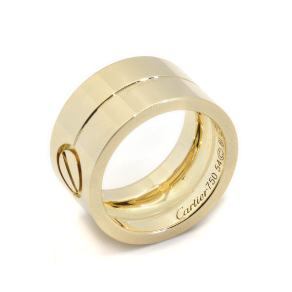 10.1 Anello Cartier Love in Oro giallo 18 kt