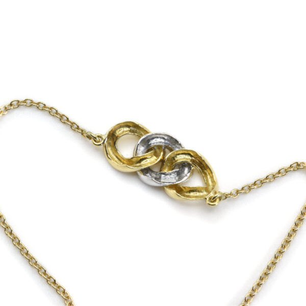 4.2 Collana girocollo brunetta in oro giallo 18 kt e Diamanti