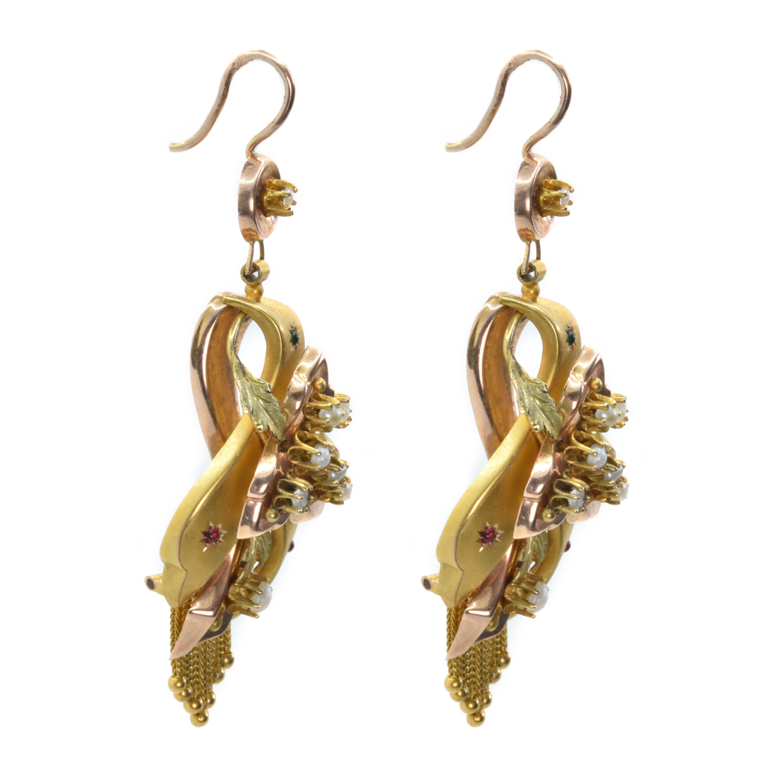 Orecchini Cuore Lucido In Oro Bianco - Sari Gold - Foto 12