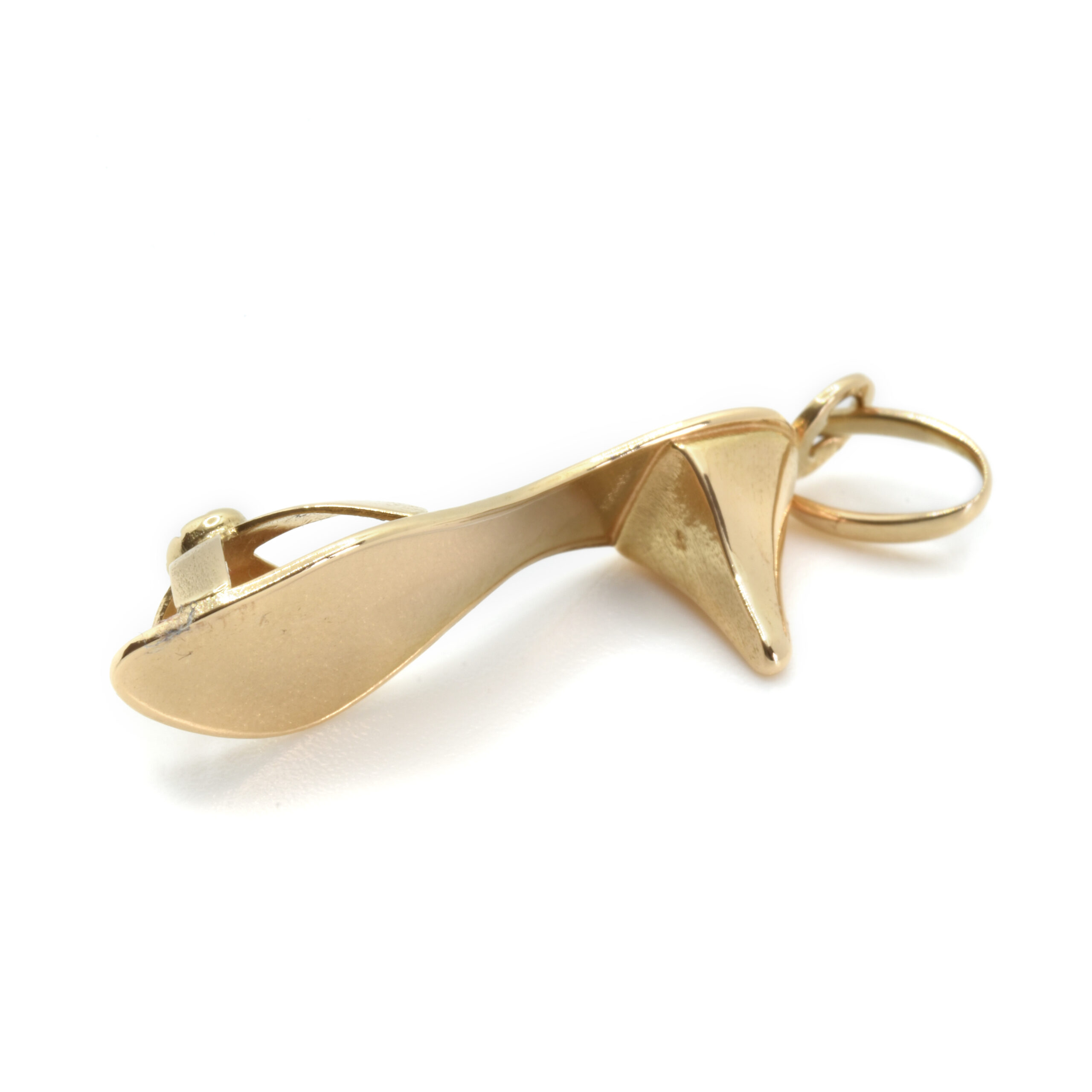 Ciondolo Scarpetta da Ballerina in Oro Giallo 18kt