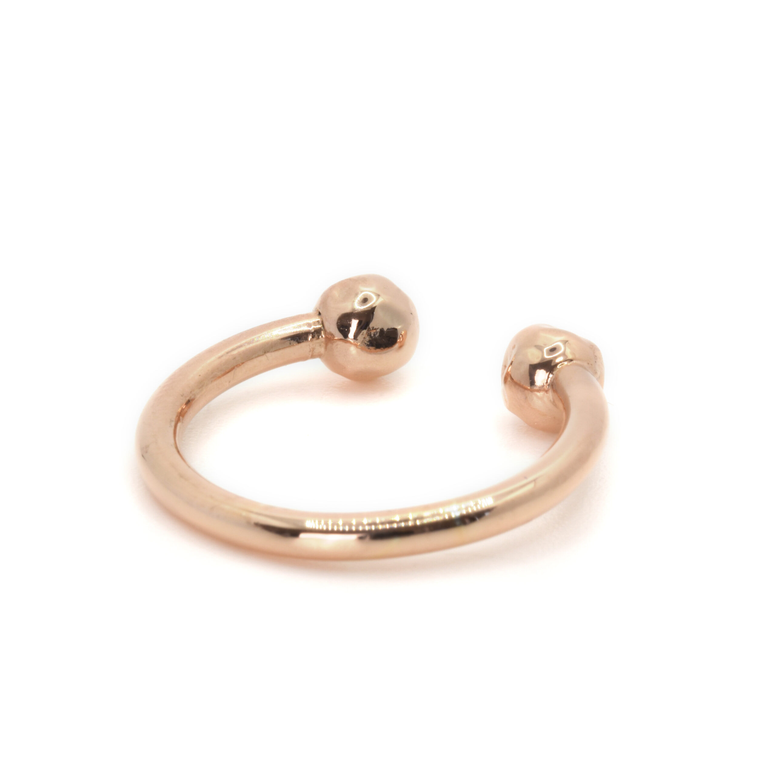 Anello elastico sfere lisce | Marlù Gioielli