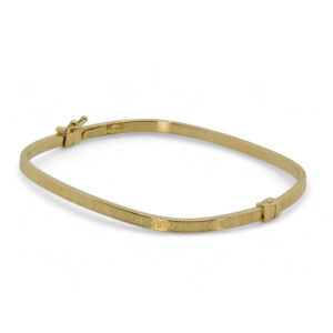 3.1 Bracciale rigido in oro giallo 18kt