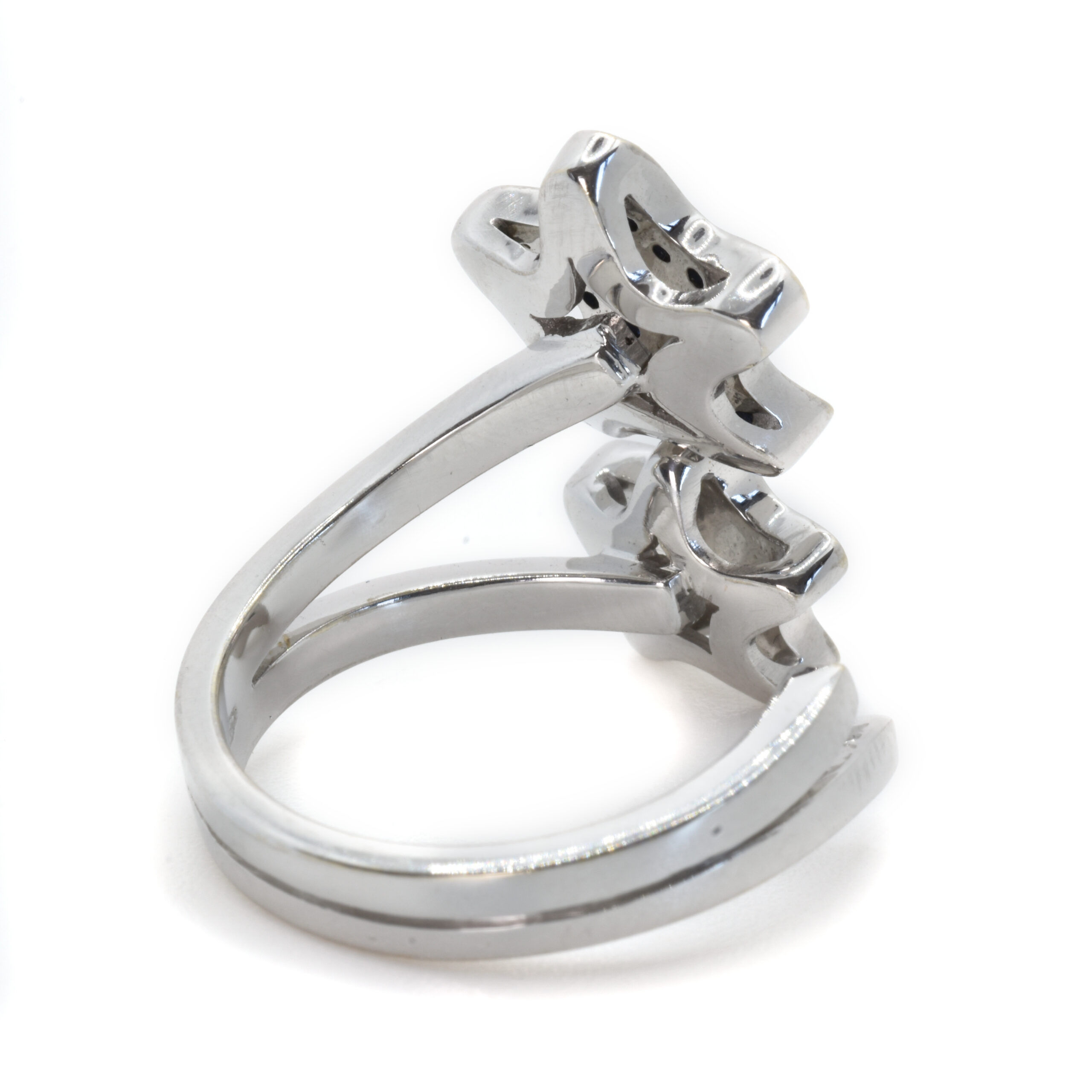 Anello di fidanzamento solario diamante oro bianco 18K - Diamante 0,15 ct - Moderno - Consegna gratua