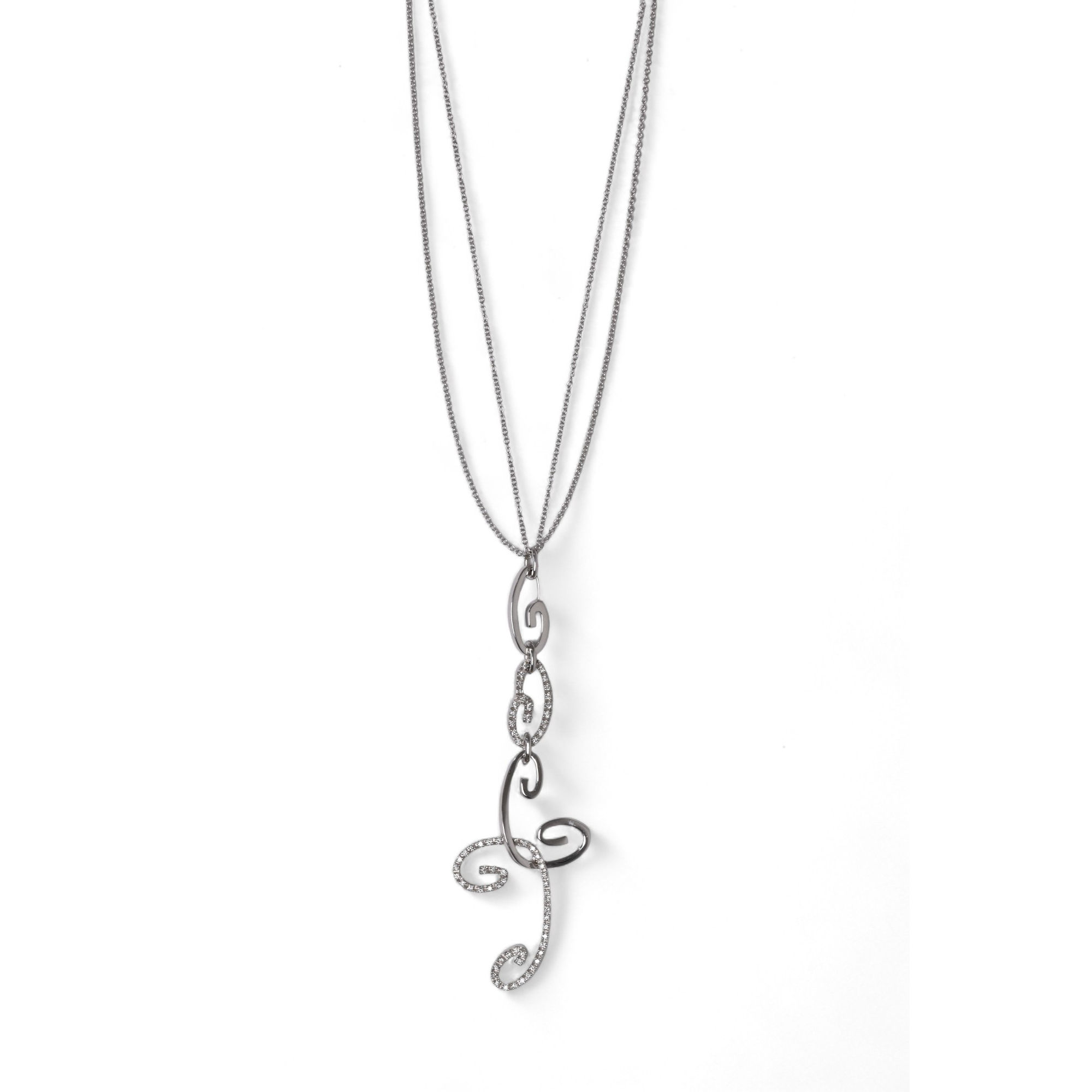 Oro Bianco Davite E Delucchi Collana Croce COLLANA DAVITE DELUCCHI - Main Image