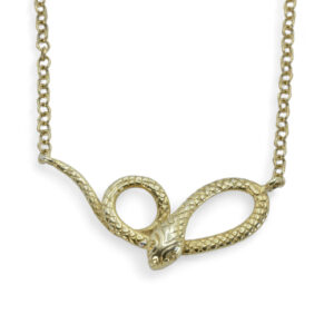 5.3 Collana argento dorato 925 con serpente
