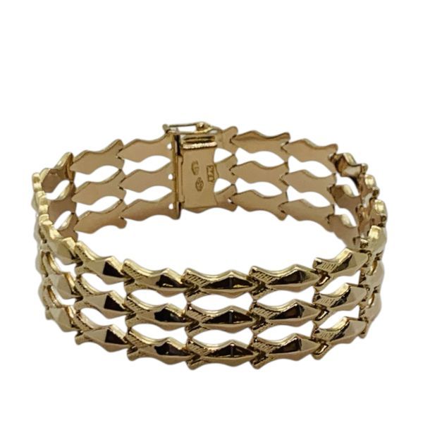 Bracciale Vintage anni ’50-’60 in Oro giallo 18 kt